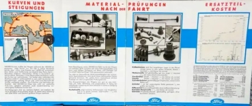 Preview: Ford A Modellprogramm 1930 "100 000 km in 100 Tagen" Reuters Automobilprospekt (5531)